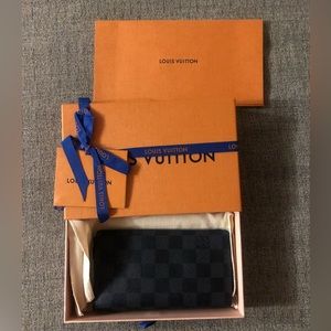 Louis Vuitton Pocket Agenda Cover Damien Graphite Black